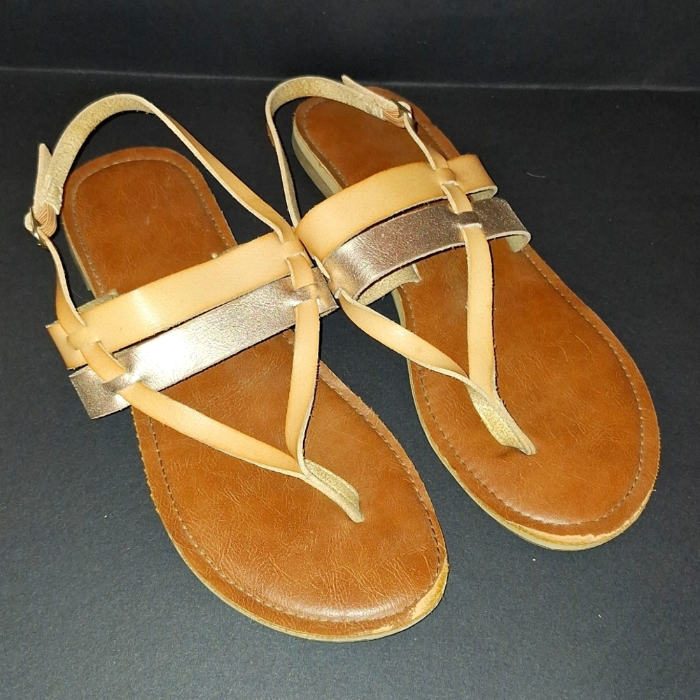 Tan/Gold Sandle